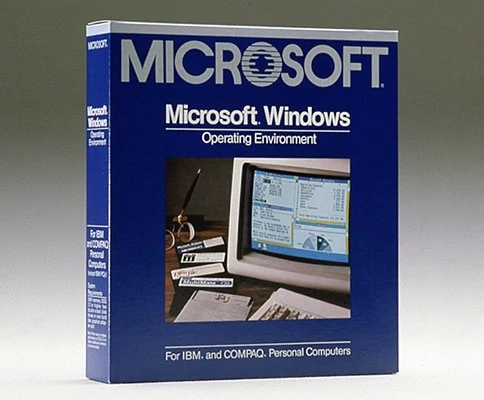 Windows 1.0 銷售外盒