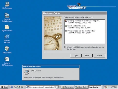 Windows 98 介面