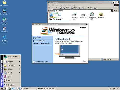 Windows 2000 介面