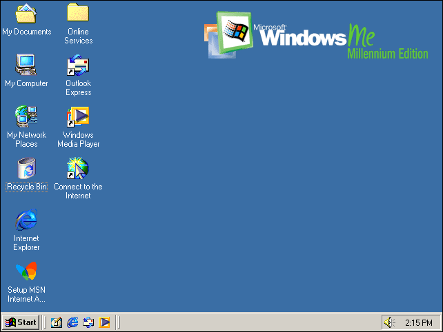 Windows ME 介面
