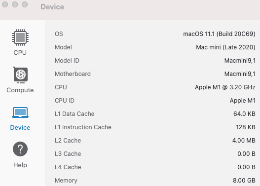 開箱評測｜簡單開箱測試Mac mini M1－Apple M1 5奈米技術的CPU 14