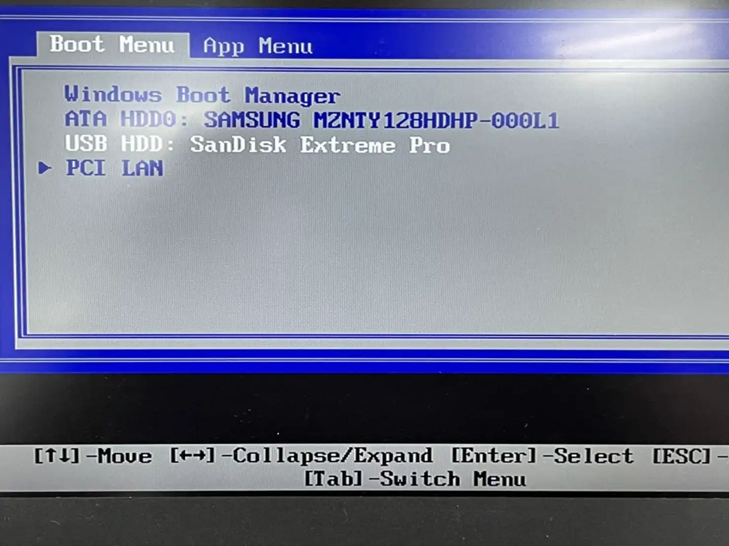 Lenovo BIOS 開機選單