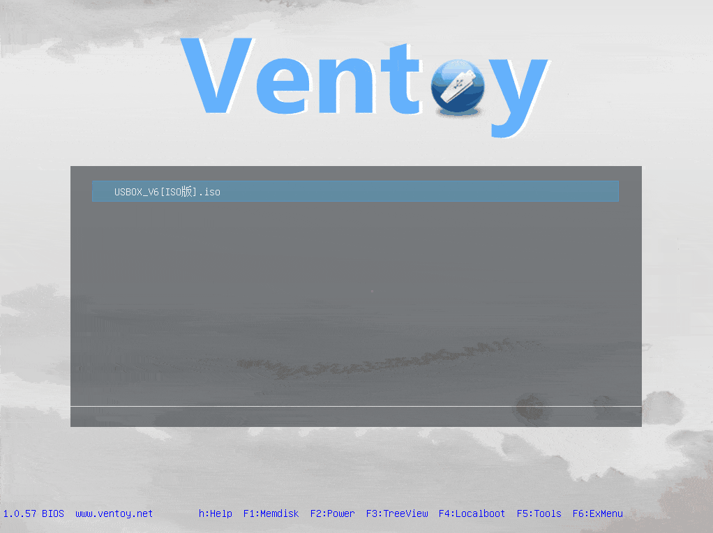Ventoy開啟usbox