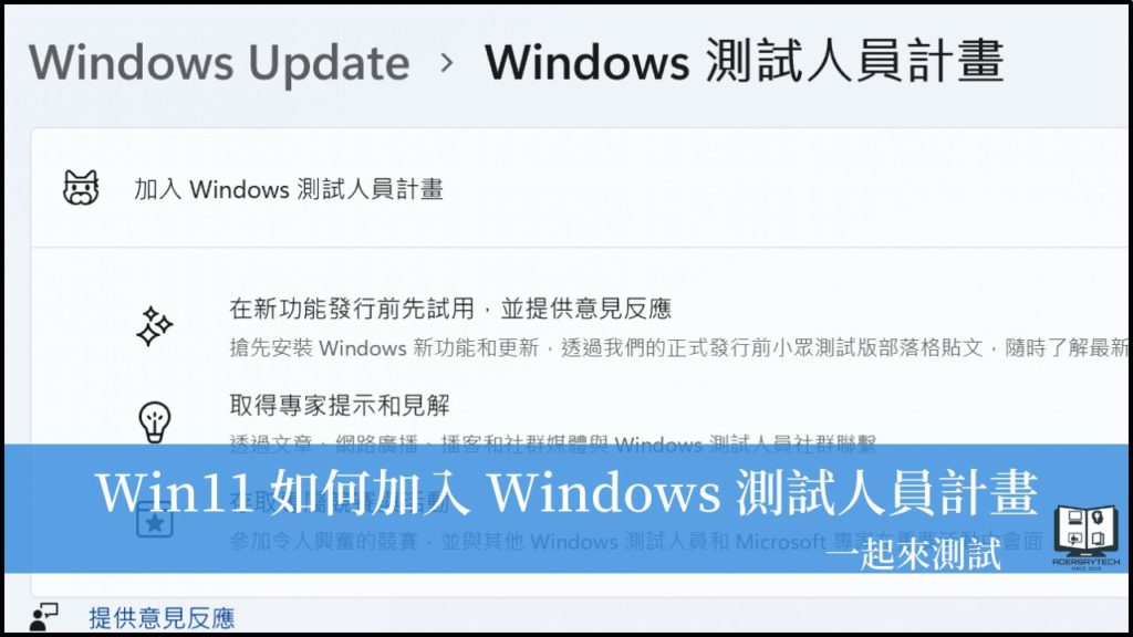 一起加入 Windows 測試人員計畫吧！Windows 11 取得測試預覽版的官方途徑！ 13
