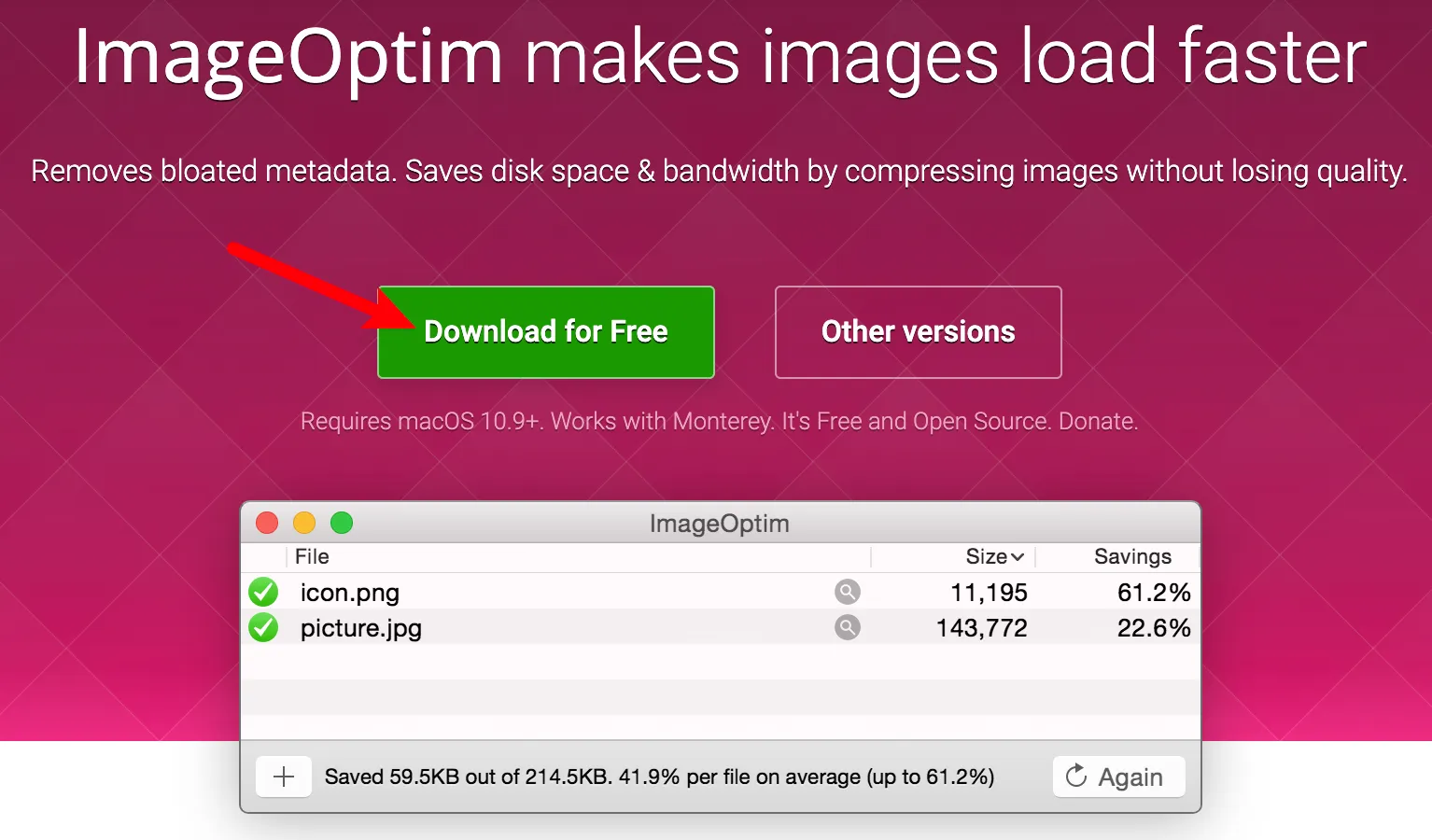 ImageOptim｜Mac 獨享的免費圖片壓縮軟體，支援批量同步處理！ 11