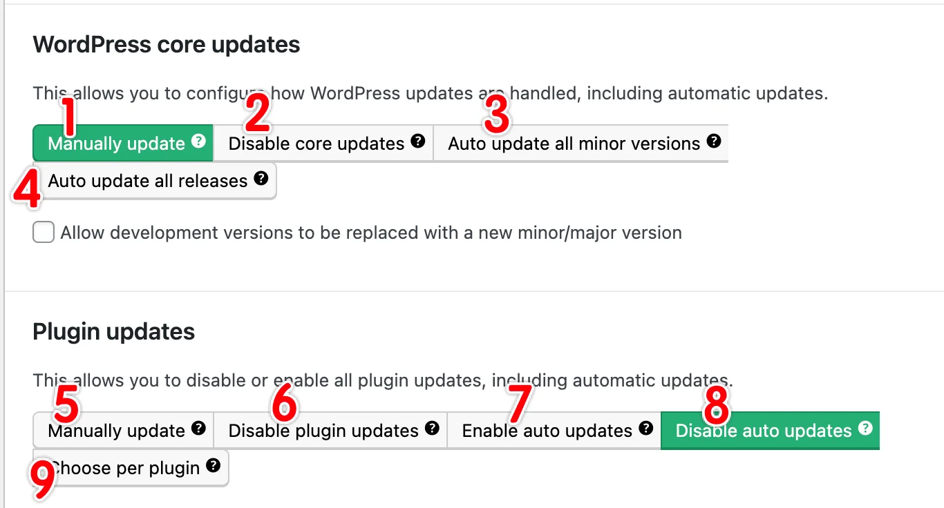 Easy Updates Manager 關閉 WordPress 自動更新的必備外掛！ 16