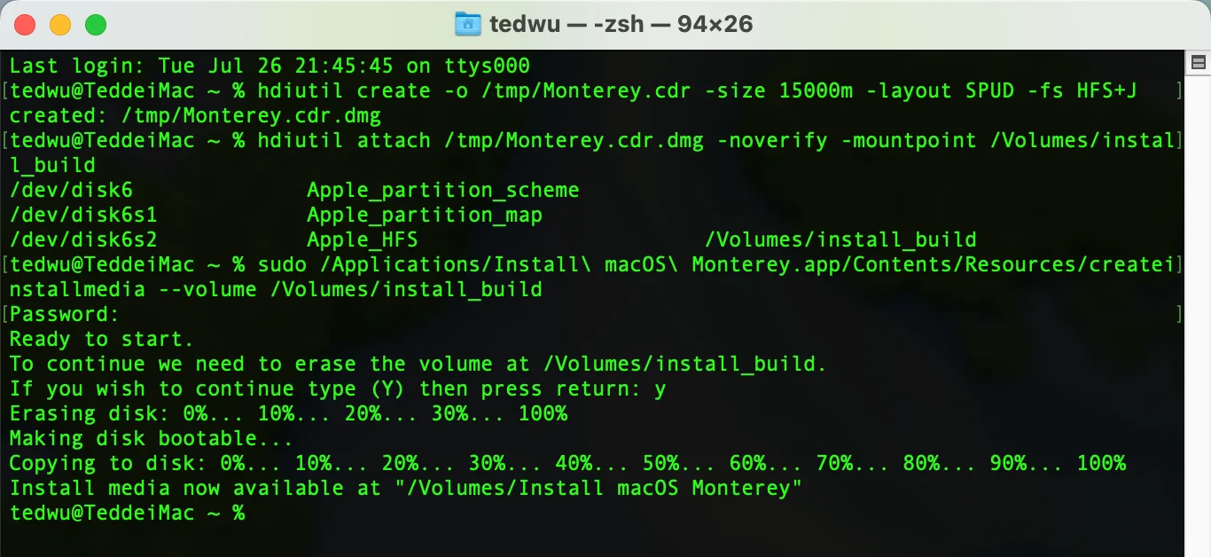 如何製作 macOS Monterey 12 ISO/DMG 安裝映像檔？ 26