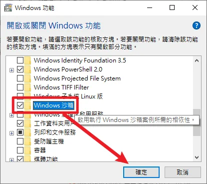 Windows Sandbox 沙箱，免費虛擬測試環境！(Win10/Win11) 12
