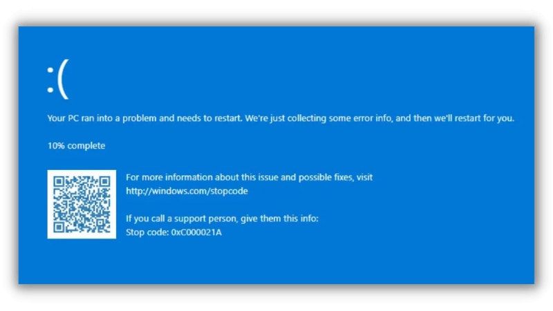 微軟修正 Windows 10 0xc000021a 當機 BSOD 問題