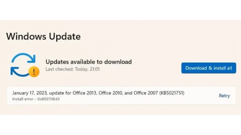 微軟悄悄推出 KB5021751 更新來調查舊版 Office 使用者數量 5