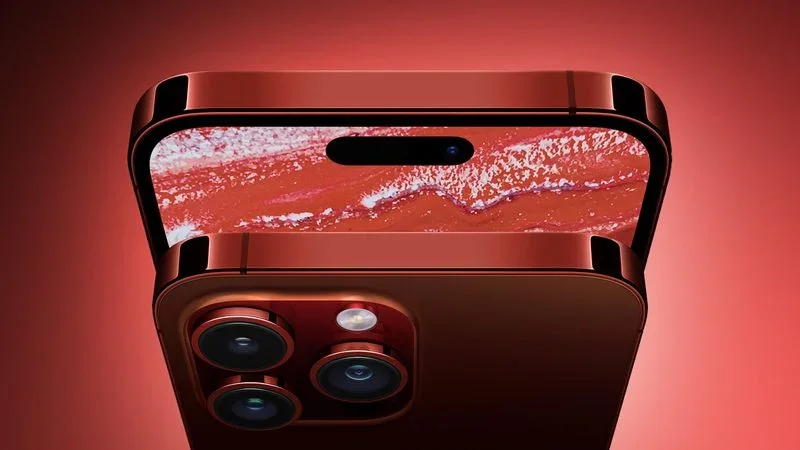 iPhone 15 Pro 深紅色