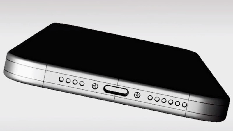 iPhone 15 Pro CAD 圖流出，將配備固態按鍵與 USB-C 接口 5