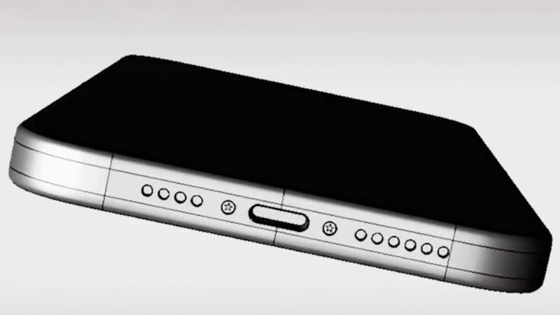 iPhone 15 Pro CAD 圖流出，將配備固態按鍵與 USB-C 接口 3