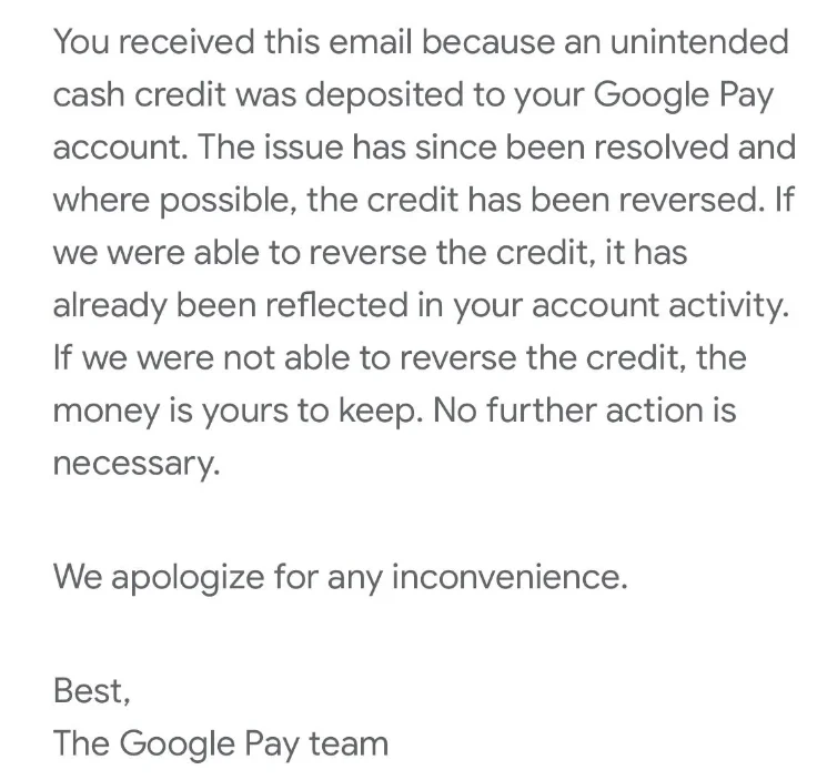 Google Pay 免費送錢給你花？雖然已經修正但不用回收！ 6