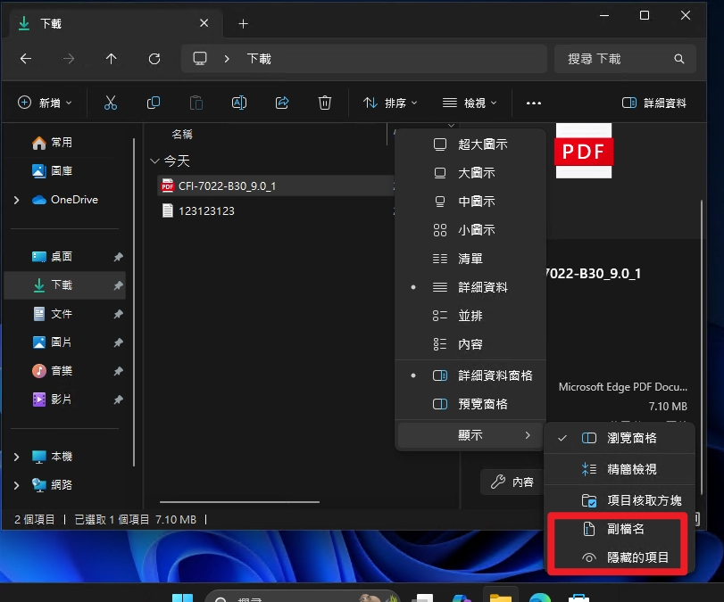 Windows 檔案總管效率翻倍！10 個必學實用技巧 (分頁/快速存取/預覽/快捷鍵) (Win10/11 適用 2025) 11