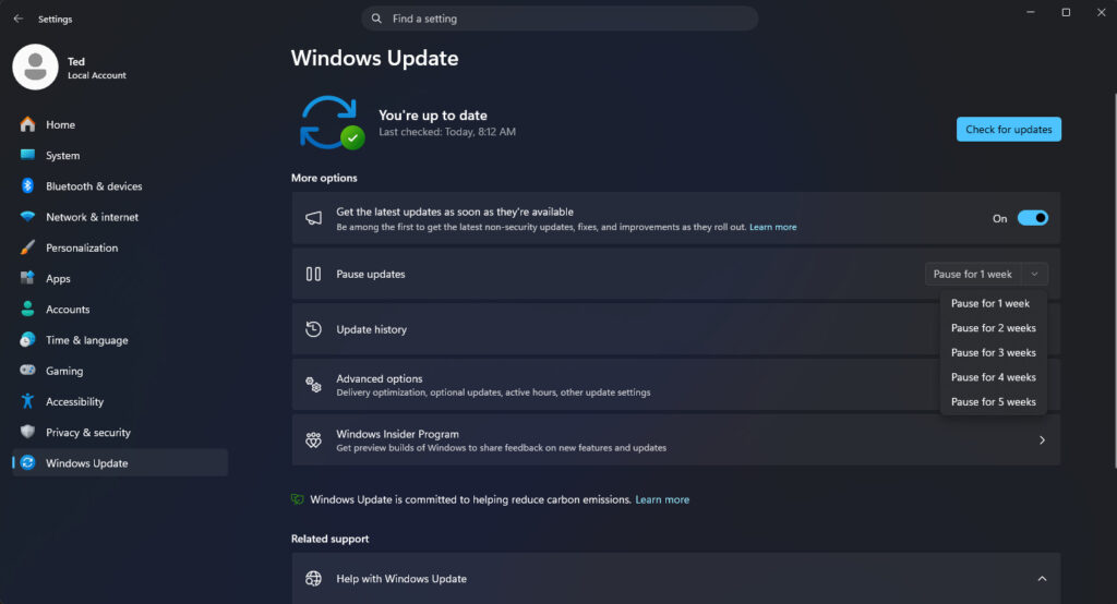 Windows 11 25H2 強制升級擋不住?站長實測三招硬拖到支援期結束 4 Windows 11 25H2 強制升級擋不住?站長實測三招硬拖到支援期結束 3