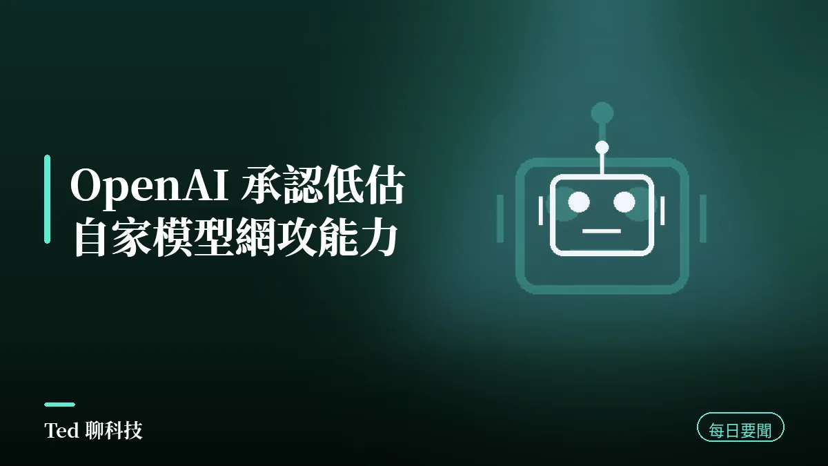 AI 要聞彙整 2026-08-18 刊頭:OpenAI 承認低估自家模型的實戰網攻能力